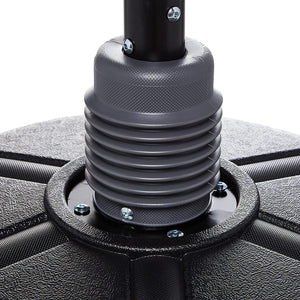 Everlast OmniFlex Adjustable Freestanding Workout Boxing Punching Bag, Silver