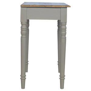 Solid Wood Hand Painted Writing Desk, 1-Drawer