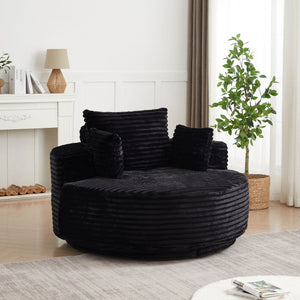 Swivel Chair With 360° Rotation For Living Room
