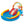 Intex 9.75 x 6.3 Foot Rainbow Slide Inflatable Pool and Water Slide Ring Center