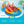 Intex 9.75 x 6.3 Foot Rainbow Slide Inflatable Pool and Water Slide Ring Center