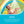 Intex 9.75 x 6.3 Foot Rainbow Slide Inflatable Pool and Water Slide Ring Center