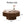 30.51 Inch Wooden Octagonal Coffee Table for Living Room