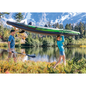 Intex Challenger K2 2-Person Inflatable Kayak and Accessory Kit with Oars & Pump