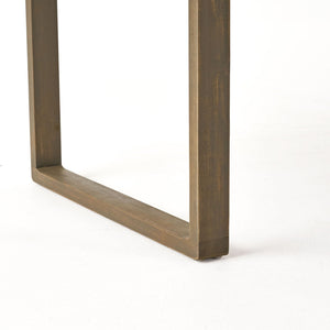 Outdoor Expandable Acacia Wood Dining Table With U-Shaped Leg