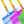 Miller Manufacturing PDF1A Set of 3 Plastic Little Giant DuraFork Bedding Forks - TRAPSKI