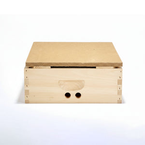 Little Giant Beekeeping Bee Hive Winterizer Hot Box with Moisture Board, Pine - TRAPSKI