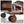 4 Piece Luggage Set Suitcase Set, Abs Hard Shell Lightweight Expandable Travel Luggage With 4 Packing Cubes, Tsa Lock, Spinner Wheels (16 / 20 / 24 / 28) - Coffee