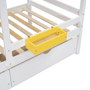 Bunk Bed With Playhouse Roof And Window