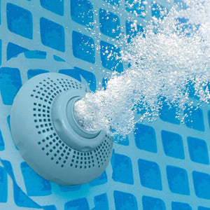 Intex Prism Frame Oval Above Ground Swimming Pool Set with Protective Canopy