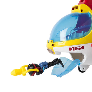 Paw Patrol Sub Patroller Transforming Vehicle with Lights, Sounds, and Launcher