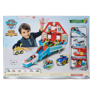 Paw Patrol Super Paws 2 in 1 Deluxe Transforming Mighty Pups Jet Command Center