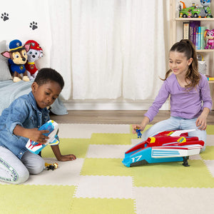 Paw Patrol Super Paws 2 in 1 Deluxe Transforming Mighty Pups Jet Command Center