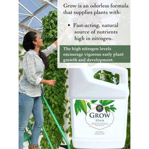 Age Old Nutrients AO10100 Grow 12-6-6 NPK Liquid Plant Fertilizer, 1 Gallon