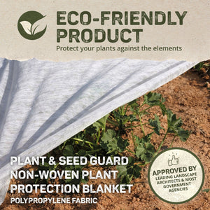 DeWitt Company 12 by 500 Feet of 5 Ounce Plant & Seed Winter Garden Guard Fabric - TRAPSKI