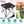 2Pcs Foldable Camping Table Portable Picnic Table Lightweight Travel Desk with 2 Cup Holders/Table Carrying Bag