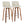 Toriano - Contemporary, Fixed Height Barstool Swivel & Round Footrest (Set of 2)