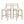 Bar Stool With Ladder Back (Set of 2)