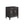 Glass Door Nightstand - Black