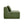 Armless Sofa with Pillow - Green Corduroy
