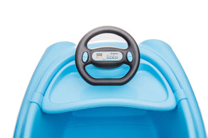 Bumper Car For Kids, 12V Dual Drive 1-6 Years Old Children's Electric Car With Pushrod Dinner Plate USB Bt Music Rocking Horse Mode Anti-Collision Bumper Ride On Car