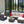 Rattan Patio Furniture Set Wicker Sofa Cushioned Sectional (4 Pieces, Brown)