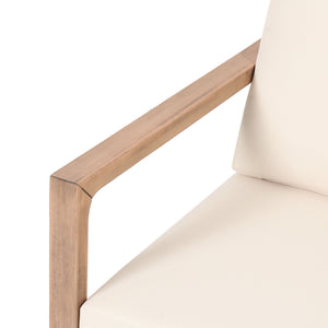 Outdoor Acacia Wood Patio Club Chair