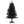 National Tree Company 4 Foot Full Unlit Artificial Christmas Holiday Tree, Black