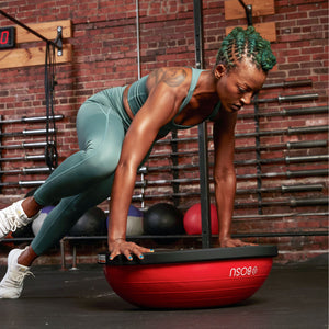 BOSU BT Pro Exercise Ball, Balance Fitness Inflatable Home Gym Equipment, Grey