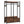 Freestanding Closet Organizer With 4 Drawers, 8 Hooks, Shelves, And Hanging Rod - Brown / Black