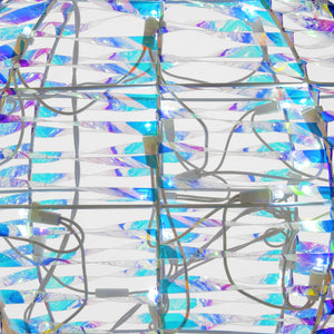 National Tree Company 48 Inch Snowman Decoration with 105 LED Lights, Iridescent