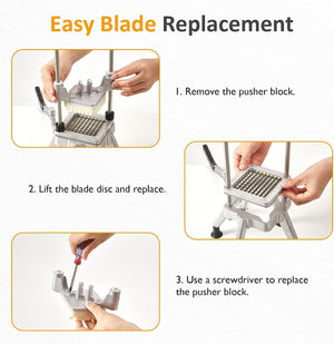 Commercial French Fry Cutter with Replaceable Blades