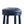 360° Swivel Wooden Barstools With Upholstered Seat, Counter Height (Set of 2)