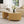 Oval Fluted Coffee Table with Storage for Living Room