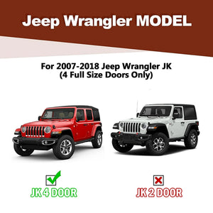 Running Boards for 07-18 Jeep Wrangler JK JKU 4 Doors