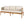 Outdoor 4-piece Acacia Wood and Rope Patio Sofa Set