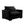 Black Corduroy Deep Seat Single Sofa Accent Chair