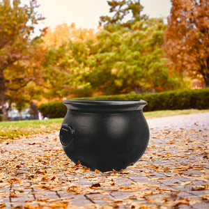 Union Products 55160 16 Inch Witch Cauldron Halloween Decoration, Black (2 Pack)