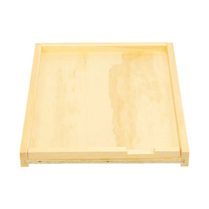 Little Giant Beekeeping Bee Hive Solid Pine and Plywood Bottom Board, Brown