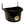 Little Giant 20 Quart Heavy Duty Mountable Plastic Fence Feeder Bucket, Black