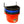 Little Giant 20 Quart Heavy Duty Mountable Plastic Fence Feeder Bucket, Black