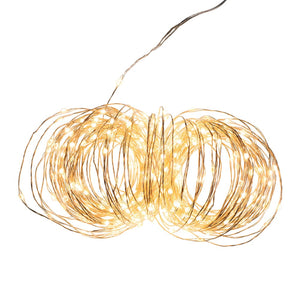 Kurt Adler Indoor Outdoor 300 LED Superbright Warm Rice Light Set