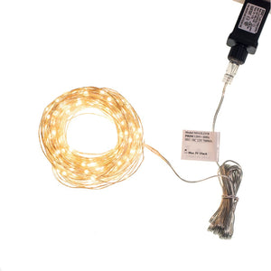 Kurt Adler Indoor Outdoor 300 LED Superbright Warm Rice Light Set