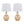Gloria - Round Contemporary Lamp (Set of 2)