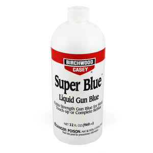 Birchwood Casey Super Blue Double Strength Liquid Gun Blue, 32 Fluid Ounces - TRAPSKI