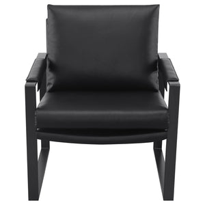 Goldbriar - Upholstered Track Arm Accent Chair - Black