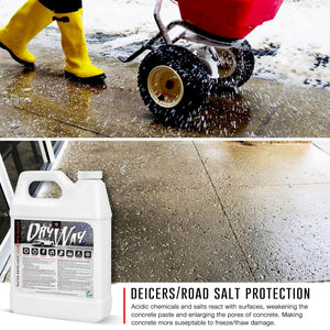 RadonSeal DryWay Outdoor Concrete Driveway Clear Penetrating Sealer, 5 Gallon - TRAPSKI