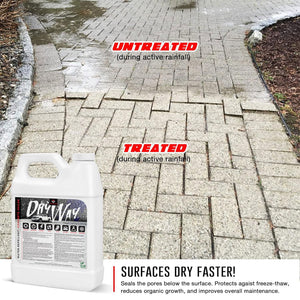 RadonSeal DryWay Outdoor Concrete Driveway Clear Penetrating Sealer, 5 Gallon - TRAPSKI