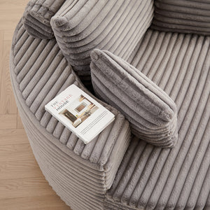 55' Corduroy Sponge Single Sofa