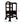 SDADI LT02B Kids Kitchen Adjustable Height Learning Step Stool Tower, Black